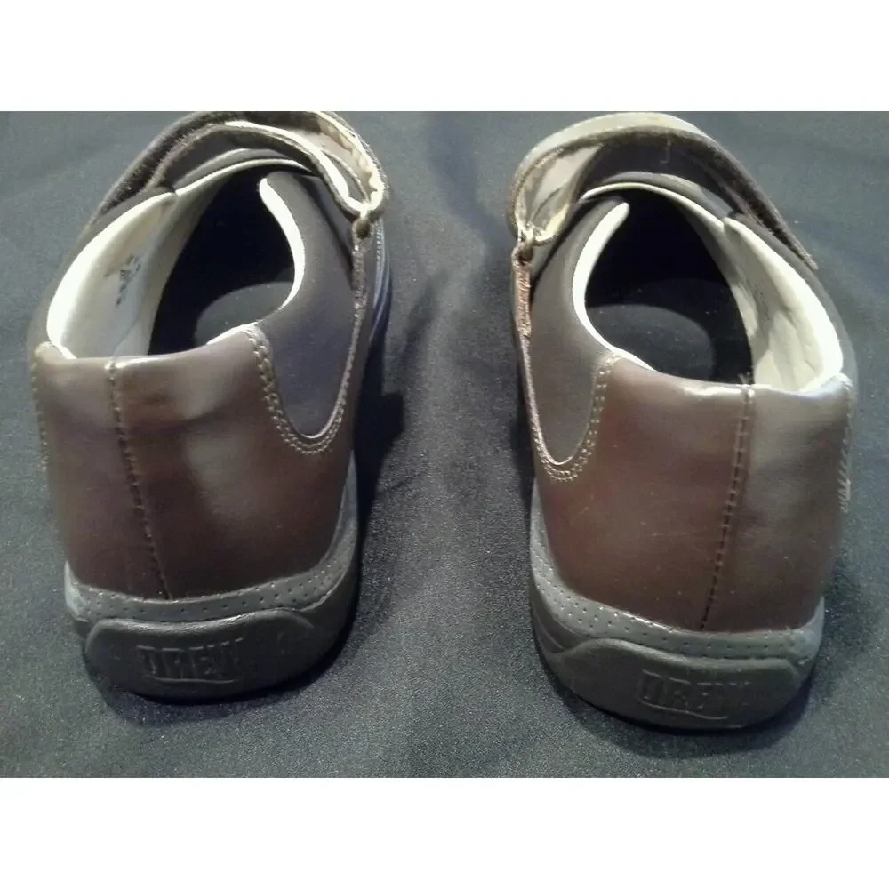 Drew Leather Man Made Brown Orthopedic Shoes Lynco‎ Orthotics sole Inserts